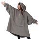 thumbnail image 2 of Manta portátil de gran tamañosudadera con capucha de forro polar suave (gris) Likrtyny Para estrenar, 2 of 9