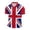 1#Red593, variant on XIAOCHA Mens T Shirt British Themed Union Jack Graphic Short Sleeve Sporty Casual Polo Shirt