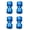 Blue, variant on 4pcs Professional Alloy Pusher Disc Folder Pusher Folding Deployment Screw for Tool Enthusiasts Quickly Open