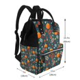 thumbnail image 2 of Pofeuu Autumn with Pumpkins Print Diaper Bag Backpack, Multifunction Travel Pack Maternity Baby Changing Bags, Large Capacity, Waterproof, 2 of 6
