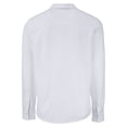 thumbnail image 3 of Men's Cutter & Buck White Detroit Tigers Knitted Advantage Tri-Blend Eco Soft Pique Long Sleeve Button-Up Shirt, 3 of 3