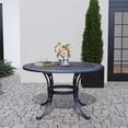 thumbnail image 2 of Sanibel Black Outdoor Dining Table, 2 of 10