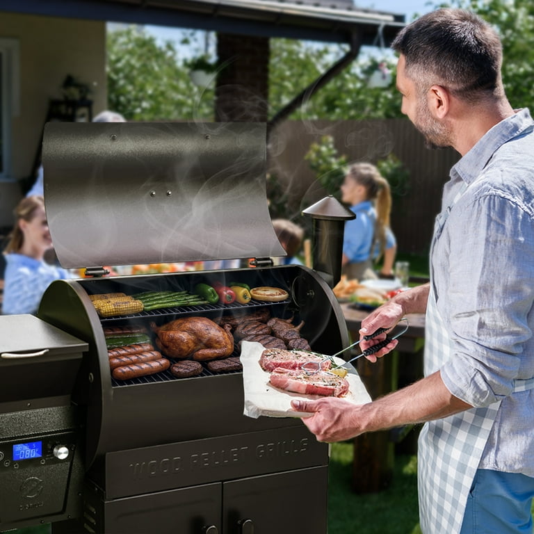Z GRILLS Flagship 697 Sq.in Wood Pellet Grill & Smoker, 8-in-1 BBQ