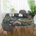 thumbnail image 3 of Yayeee Tablecloths 54" x 54" Rectangle Wrinkle Resistant Party Table Cover, Green Forest Scene, 3 of 8