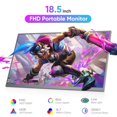 thumbnail image 2 of TUTT Moniteur Portable Sans Fil 18,5” FHD IPS USB-C HDMI avec Support & Haut-Parleur Intégré VESA / Ligne de Support Technique, 2 of 12