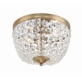 thumbnail image 6 of Crystorama Lighting Nola 2 Light Vibrant Gold Ceiling Mount - 11.5"W x 8.5"H, 6 of 10