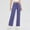 Dark Blue, variant on HOMBOM Womens Butter Soft Flare Leggings Gym Beige No Seam High Waisted Activewear Training Pants for Ladies L