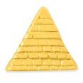 thumbnail image 3 of 925 Sterling Silver Gold Plated Charm For Bracelet Pyramid Bead Gold-plated Travel, 3 of 8