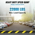 thumbnail image 6 of KFFKFF 72'' Speed Bump in Rubber, Two Channels, 22000 lbs Load, Sturdy Traffic Speed Hump with Vibrant Yellow Reflective Strip, Comes with 4 Expansion Screws & Drill for Asphalt, Concrete, 6 of 9