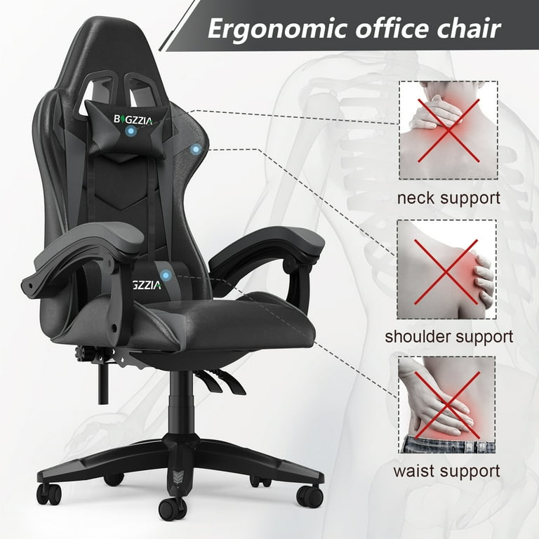 Back pain best sale from gaming chair