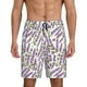 thumbnail image 1 of Fotbe Lavender Flowers Pantalones Cortos de Pijama para Hombre, Ropa de Dormir, Pantalones de Pijama Cortos para Hombre-Small, 1 of 6