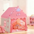 thumbnail image 6 of Moncoland Princess Castle Kids Tent for 3-8 Years Girls Toddlers Large Canvas Indoor Playhouse, 6 of 9
