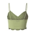 thumbnail image 4 of Made by Olivia Women's Crochet Laced Bralette Crop Cami Top, 4 of 7