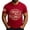 #01 Red, variant on 250 Anniversary Usa Shirt Men Fourth Of July American Flag Print Crew Neck Short Sleeve Tees Moisture Wicking Regular Fit Comfy Summer Muscle Tops, Army Green, #01 Army Green