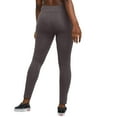 thumbnail image 3 of Hanes Legging en Jersey Extensible pour Femmes, m, Charbon Chiné, 3 of 5