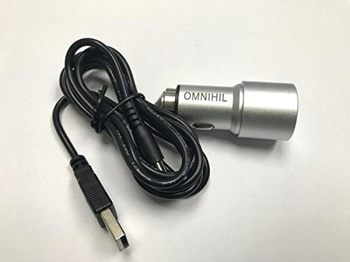 OMNIHIL Wall+Car Chargers+2PK-5FT Micro-USB Cable Compatible with DOSS SoundBox Plus 