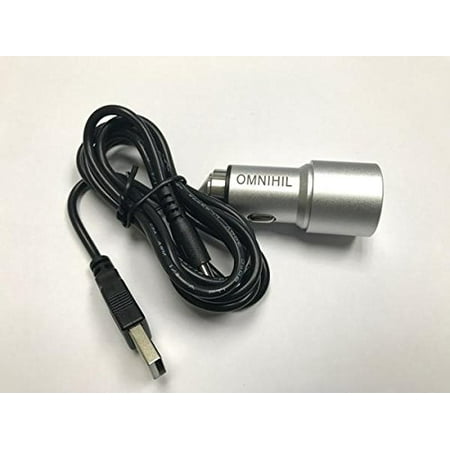 OMNIHIL Replacement 2-Port USB Car Charger+(15FT)MICRO-USB for ATC Slim Portable Entry Level Headphone