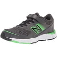 thumbnail image 1 of New Balance Chaussure de Course à Scratch pour Enfants 680 V6, Ressort Vibrant Noir, 4 m US Grand Enfant 8-12 Ans, 1 of 2
