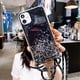 thumbnail image 1 of Luxury Sling Chain Necklace Soft Case For iPhone 14 13 12 11 Pro Max X XR Xs 6 7 8 Plus Mini Lanyard Glitter Clean Cover Case xuanjing unisex, 1 of 2