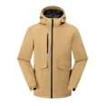 thumbnail image 1 of Styesk Jackets for Men Man Solid Color Three Prevention Cottoning Climbing Wear As One Down Intensification Warm Outdoor Jacket, 1 of 2
