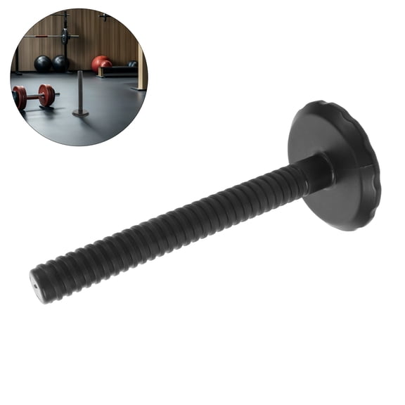 LOLIPPYY Black Kettlebell Connector Rod with Ergonomic Grip for Strength Training and Home Workout Equipment