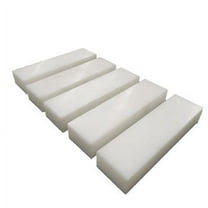 1" x 1.625" x 6" (5 Pack), Acetal Plastic Sheet, White