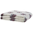 thumbnail image 3 of VHC Brands 29235 94 x 94 in. Lincoln Queen Size Quilt - Marzipan&amp;#44; Denim Blue &amp; Ruby, 3 of 4