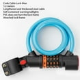 thumbnail image 1 of Secure & Bright: 5-Digit Password Bike Lock with Tail Light for Night Safety!, 1 of 9