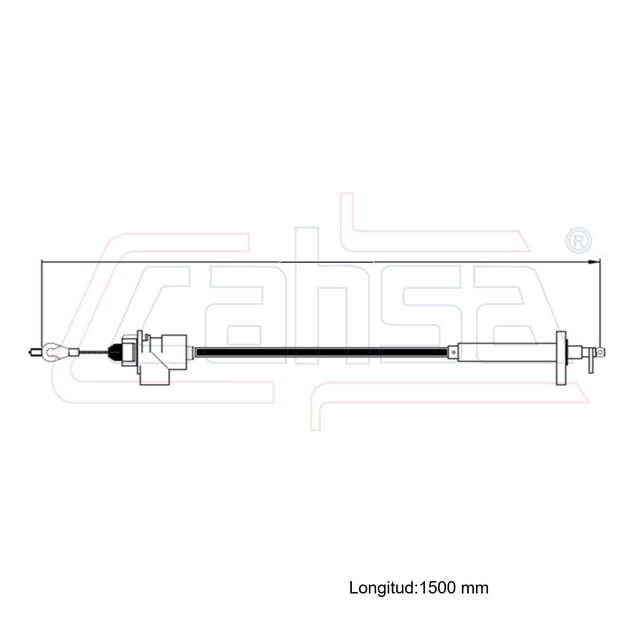 Cable Chicote Sobremarcha Compatible Con Jeep Cherokee 2.5L 4.0L 1991 1992 1993 1994 1995 1996 1997 1998 1999 2000 2001 CAHSA Cable Chicote Acelerador