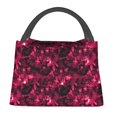 thumbnail image 1 of Easygdp Burgundy Tie Dye Bolsa de Almuerzo Insulada Reutilizable, Bolsa de Mano y Bandolera para Oficina, Trabajo, Viajes, 1 of 6