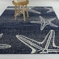 thumbnail image 3 of Balta Wade Coastal Starfish Area Rug 5'3" x 7' - Navy Blue, 3 of 5