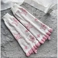 thumbnail image 5 of Lanola Women's Leg Warmers Star Pattern Knitted Y2k Japanese Kawaii Streetwear Harajuku Knee High Ruffle Trim Long Leg Socks, 5 of 7