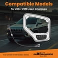 thumbnail image 6 of maXpeedingrods Transmission Shifter Bezel with Harness Kit Fit for Jeep Cherokee 601-402 2014-2018 5YD27XSAAA 68413957AA 601-402, 6 of 9