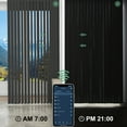 thumbnail image 6 of Yoolax Motorized Vertical Blinds Remote Control Wifi Automatic Window Blind Light Control Blackout Electric Vertical Blinds(Vinyl-Dark Grey,66"W x 72"H), 6 of 7