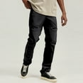 thumbnail image 4 of Zszcpp Men Work Pants Cargo Relaxed Fit Sport Jogger Sweat Drawstring Outdoor Pockets Lounge Trousers Casual Trouser, 4 of 5