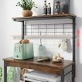 Bestier Portable 3Tier Baker's Rack with Kitchen Storage