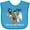 Turquoise, variant on Inktastic Halloween Trick-or-treat Cute Group of Monsters Boys or Girls Baby Bib