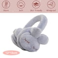 thumbnail image 2 of Cache-oreilles en Peluche Cache-Oreilles Moelleux pour Femmes Cache-Oreilles Pliables en Peluche Enfants Cache-Oreilles d'Hiver Filles Garçons Réchauffe-Oreilles pour Temps Froid, 2 of 5