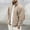 Khaki, variant on Men's Lightweight Jacket Regular Fit Cable Knit Full Zip Stand Collar Sweater Jackets with Pockets Khaki Size S