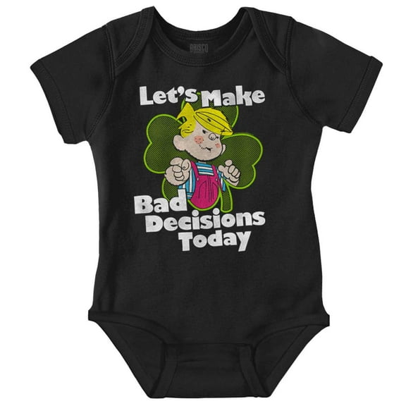 Dennis The Menace Make Bad Decisions Romper Boys or Girls Infant Baby Brisco Brands 12M