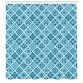 thumbnail image 3 of Ambesonne Blue and White Shower Curtain, Lisboa Azulejos, 69"Wx70"L, Petrol Blue Pale Blue, 3 of 3
