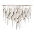 thumbnail image 1 of Kearding Tapiz de pared bohemio tejido a mano con borlas, decoración del hogar para dormitorio o sala de estar, decoración de pared Bohemia Kits de decoración para fiestas cuatro, 1 of 6