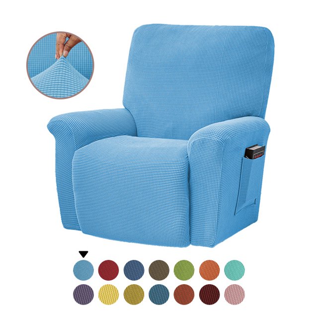 Housse de Fauteuil Inclinable Extensible Couverture Complète Couleur Unie pour LAZBOY Remplacement-Shorts