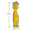 thumbnail image 3 of Outward Hound Floppyz Chicken Dog Toy, Yellow, Large, 3 of 4