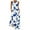 Blue, variant on Patlollav Women Dress Print Tank Dress Beach V Neck Pocket Sundress Sleeveless Dresses