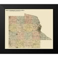 thumbnail image 2 of Hixson 23x20 Black Modern Framed Museum Art Print Titled - Dubuque County Iowa - Hixson 1900, 2 of 5