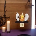 thumbnail image 3 of 2024 Luz de noche parpadeante de fogata fantasmal, luz de noche falsa, fuego espeluznante, sin llama, linda lámpara para asar malvaviscos para niños, luz de noche pequeña, LED 3D, para interiores, dor, 3 of 7