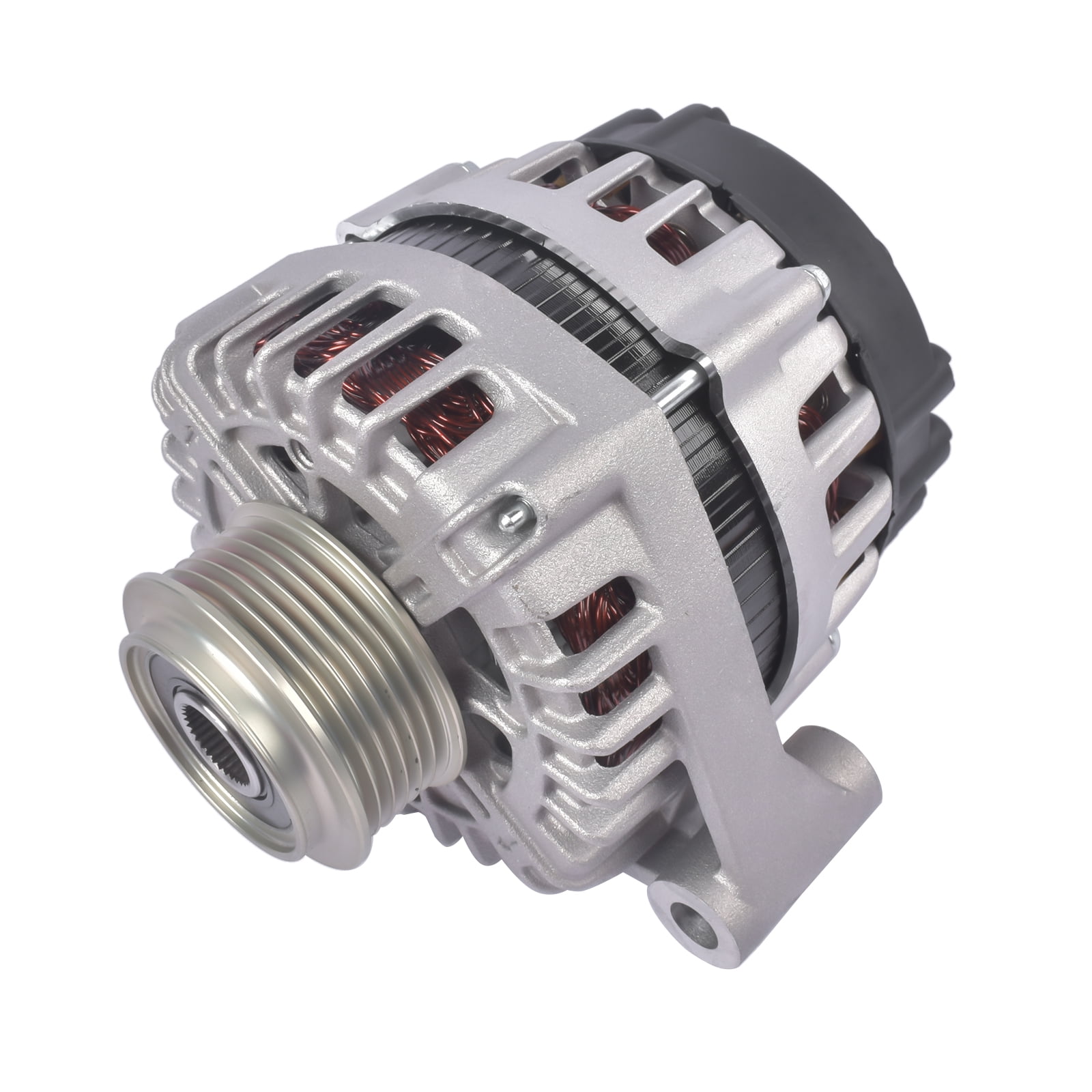 NEWZQ 12V 150A Alternator Fits Select: 2010-2015 Chevrolet Camaro Convertible Coupe 6.2L V8 1Pc