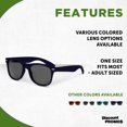 thumbnail image 2 of Velvet Smooth Sunglasses Set of 10, Bulk Pack - UV Protection, Perfect for Party, Beach, Pool, Outdoor Events - Navy, 2 of 8