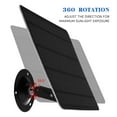 Solar Panel for Security Camera Wall Mount Outdoor 20W Solar Cell Charger Monocrystalline Solar